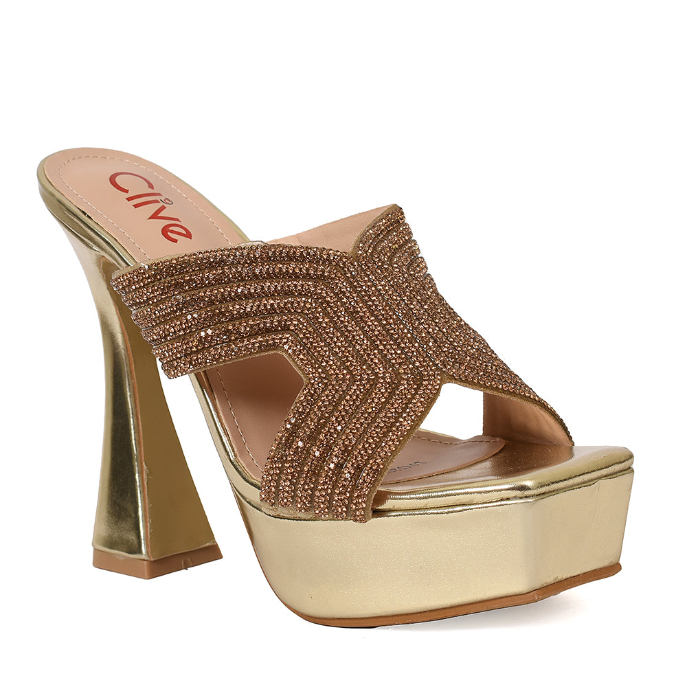 Bridal Slipper Heels – Clive Shoes - Main Image