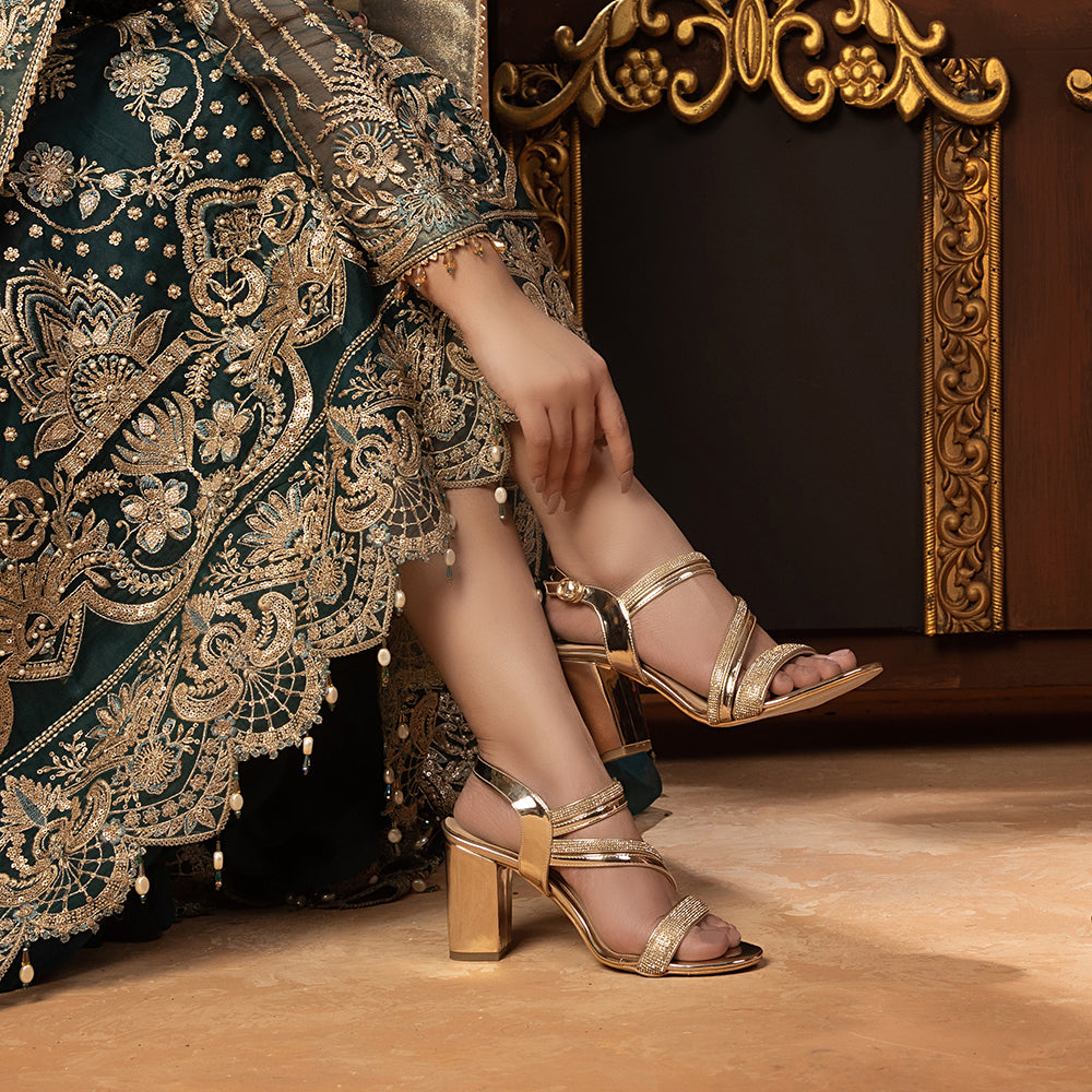 Bridal Sandal Heels – Clive Shoes - Main Image