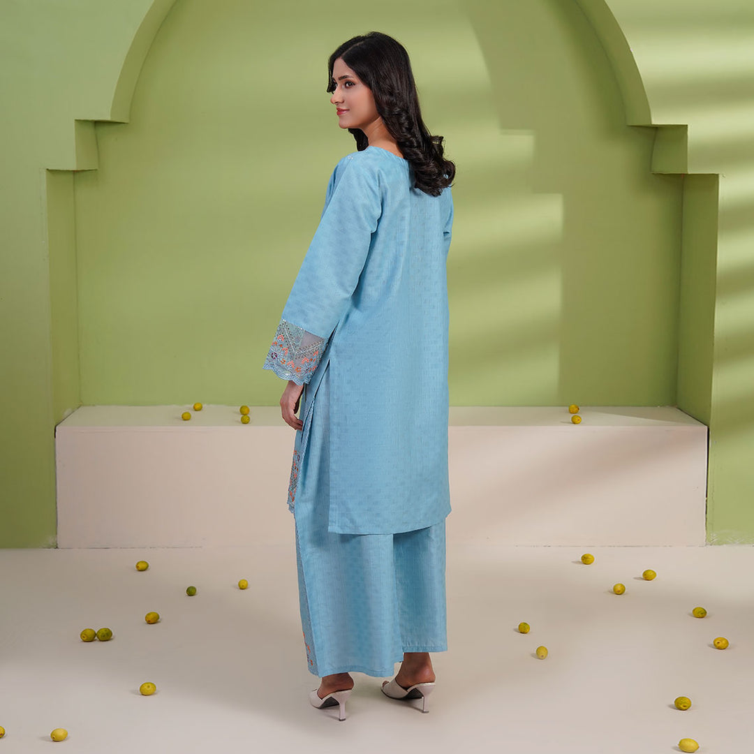 2-PC Young's Embroidered Cambric
