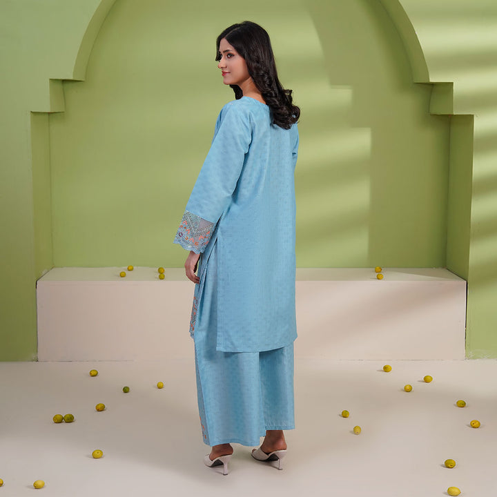 2-PC Young's Embroidered Cambric