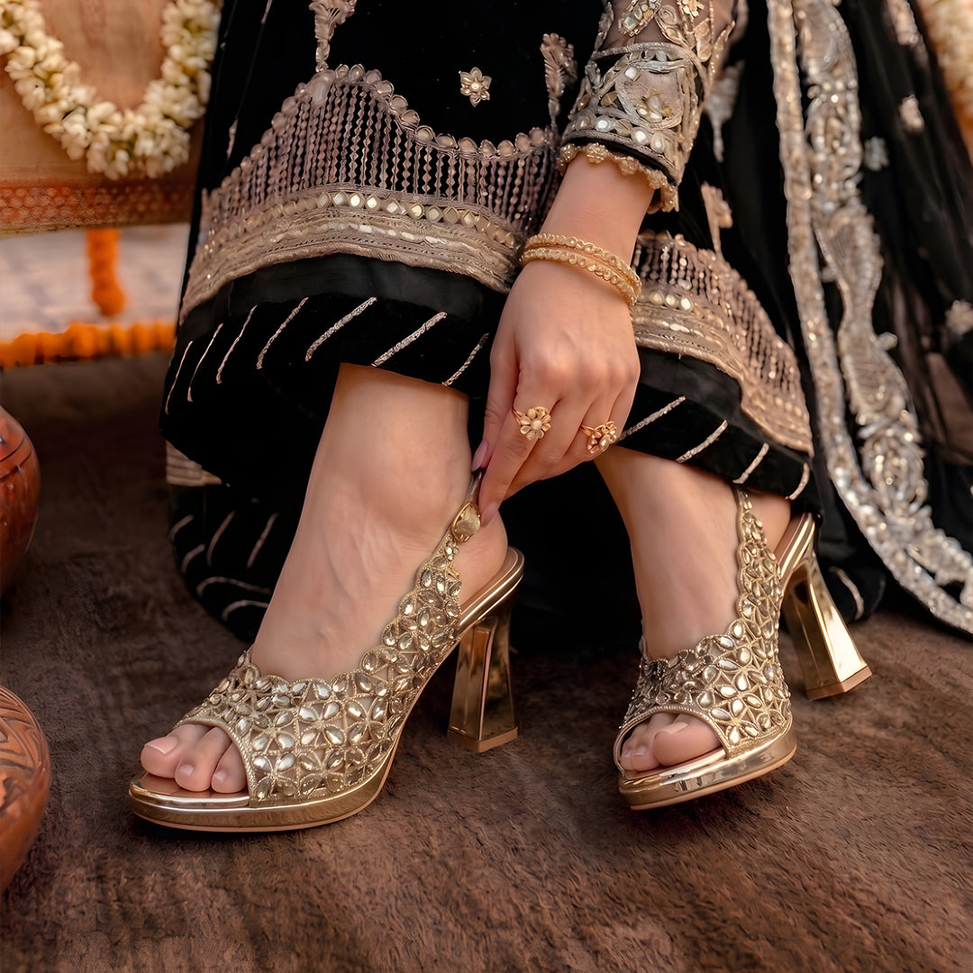 Bridal Sandal Heels
