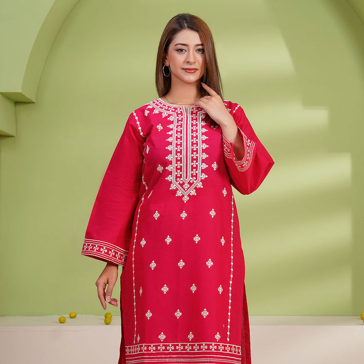 2-PC Young's Embroidered Cambric