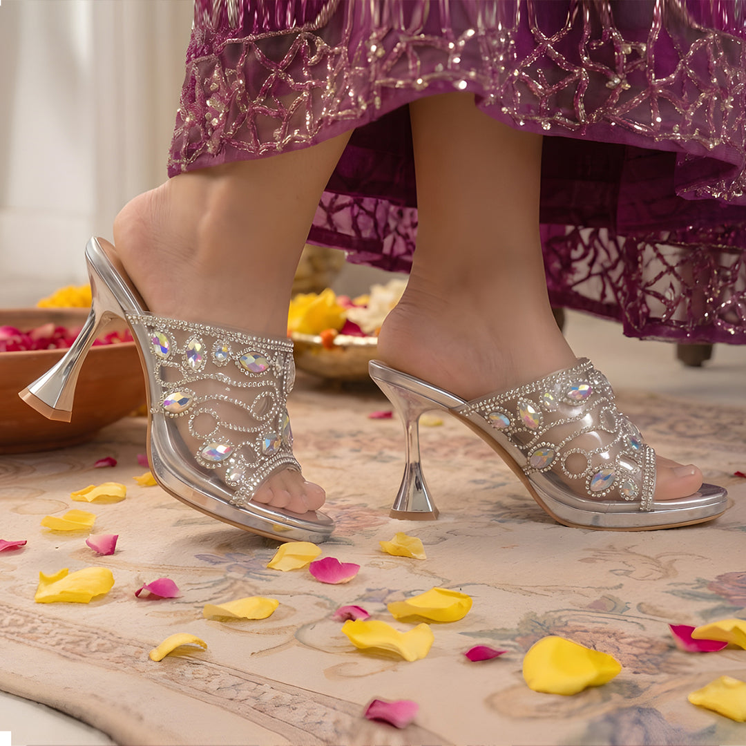Bridal Slipper Heels