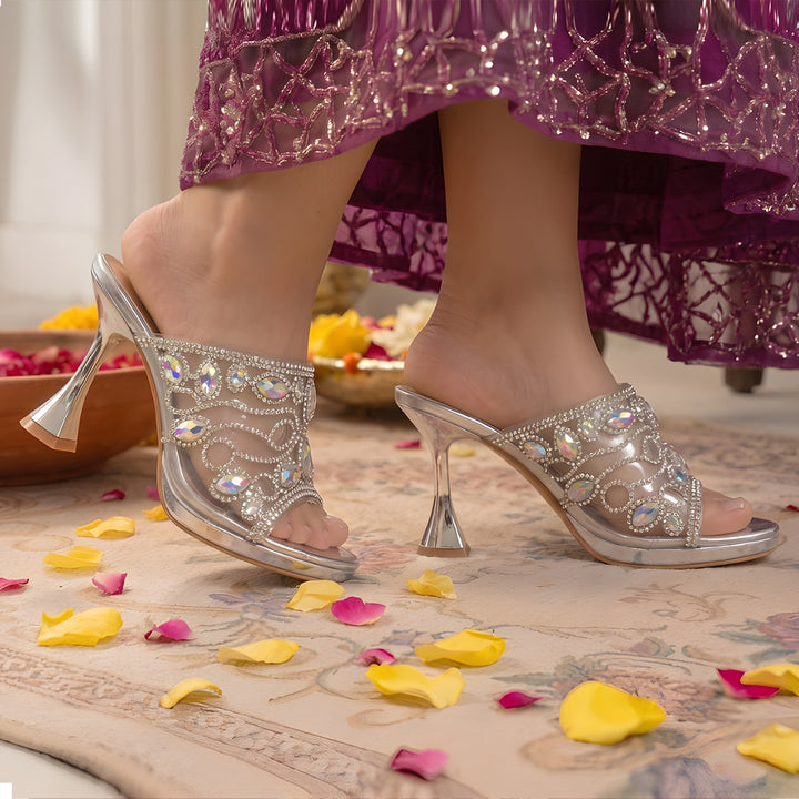 Bridal Slipper Heels