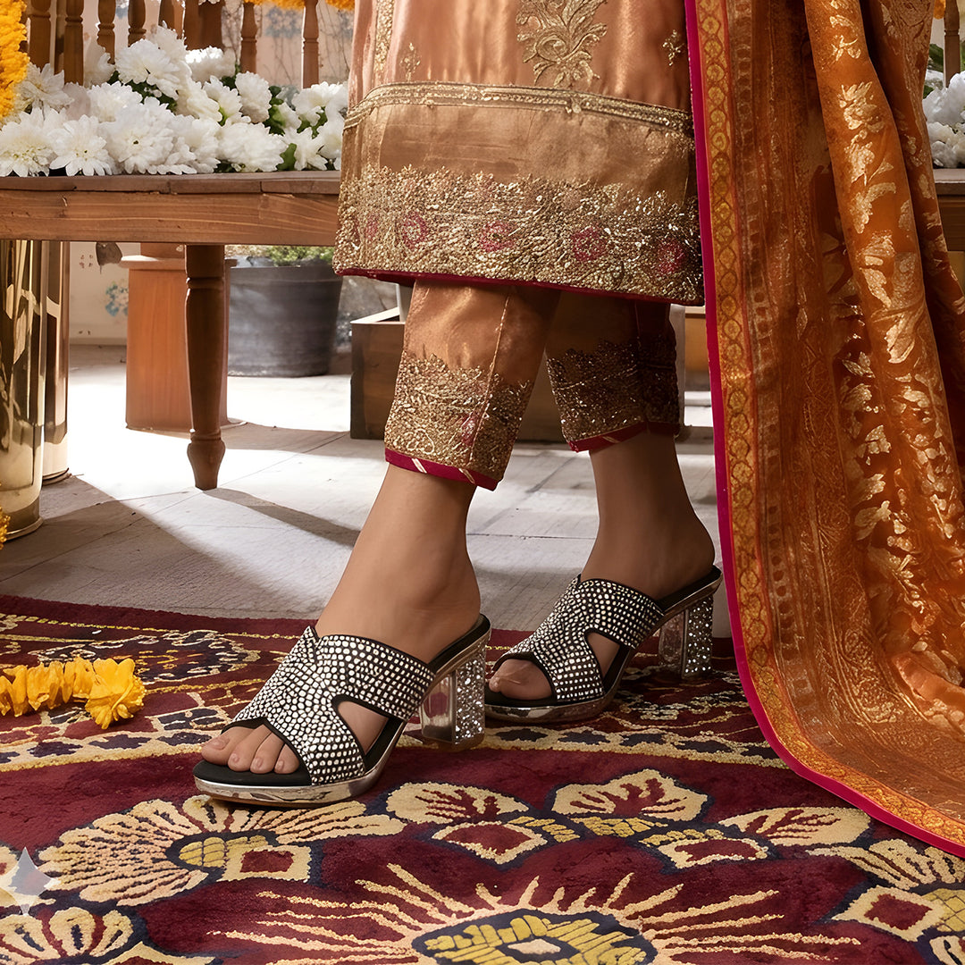 Fancy Slipper Heel