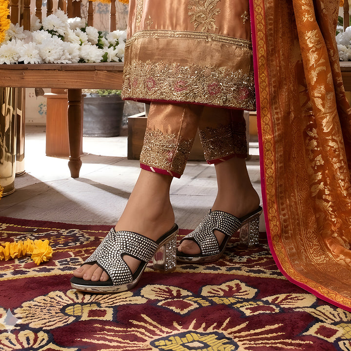 Fancy Slipper Heel