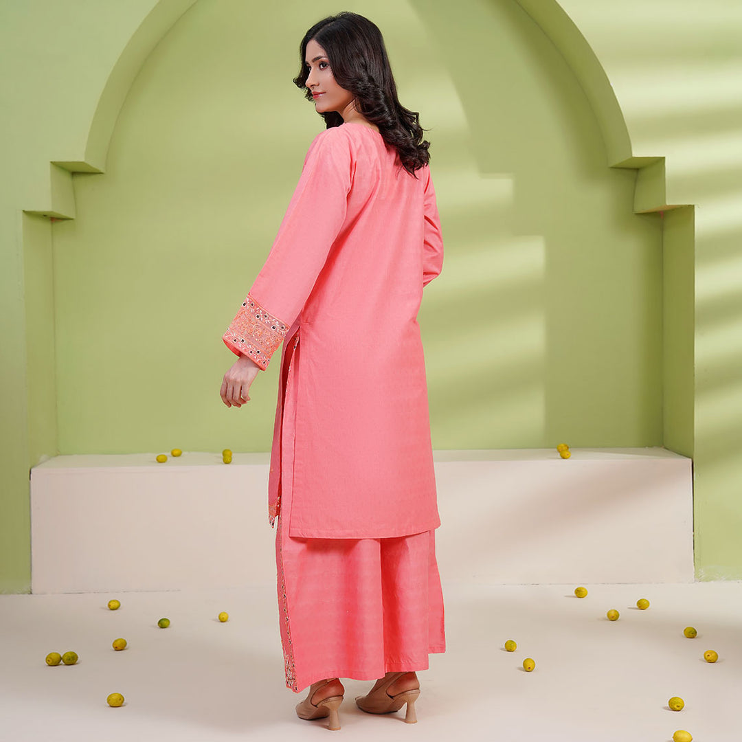 2-PC Young's Embroidered Cambric