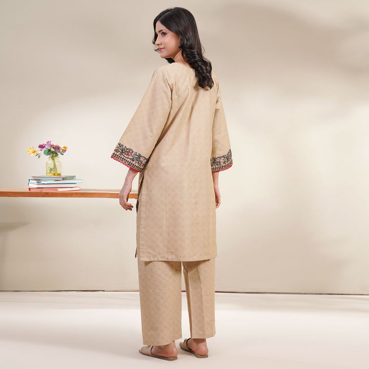 2-PC Young's Embroidered Cambric