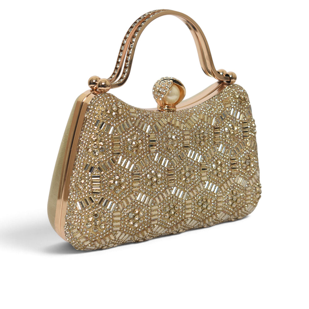 L.Golden Fancy Clutch - BC04332
