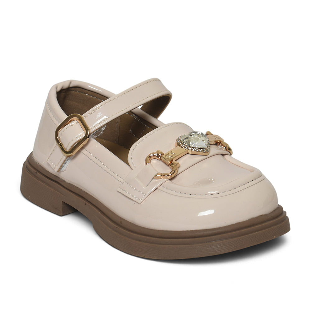 Beige Kids Casual Pumps - KG90275