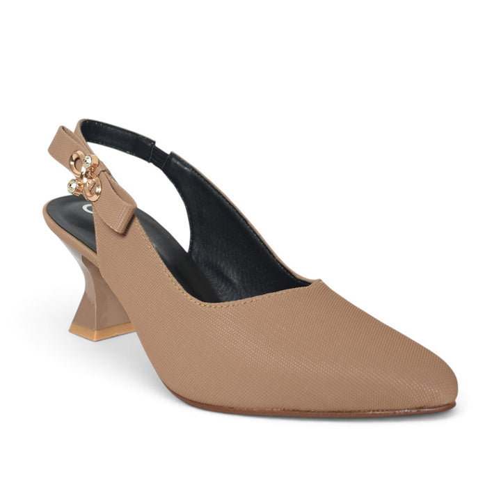 Khaki Formal Court Shoes - L085860