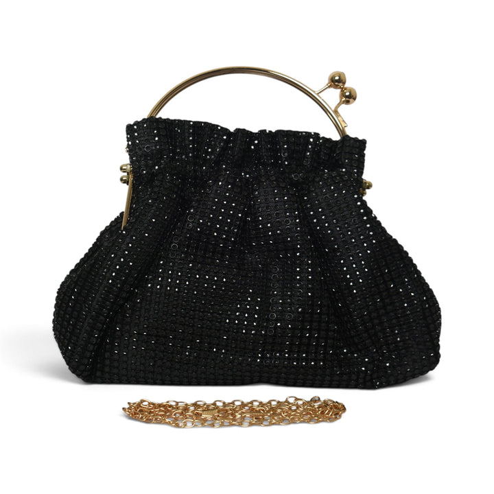 Black Fancy Clutch - BC04208