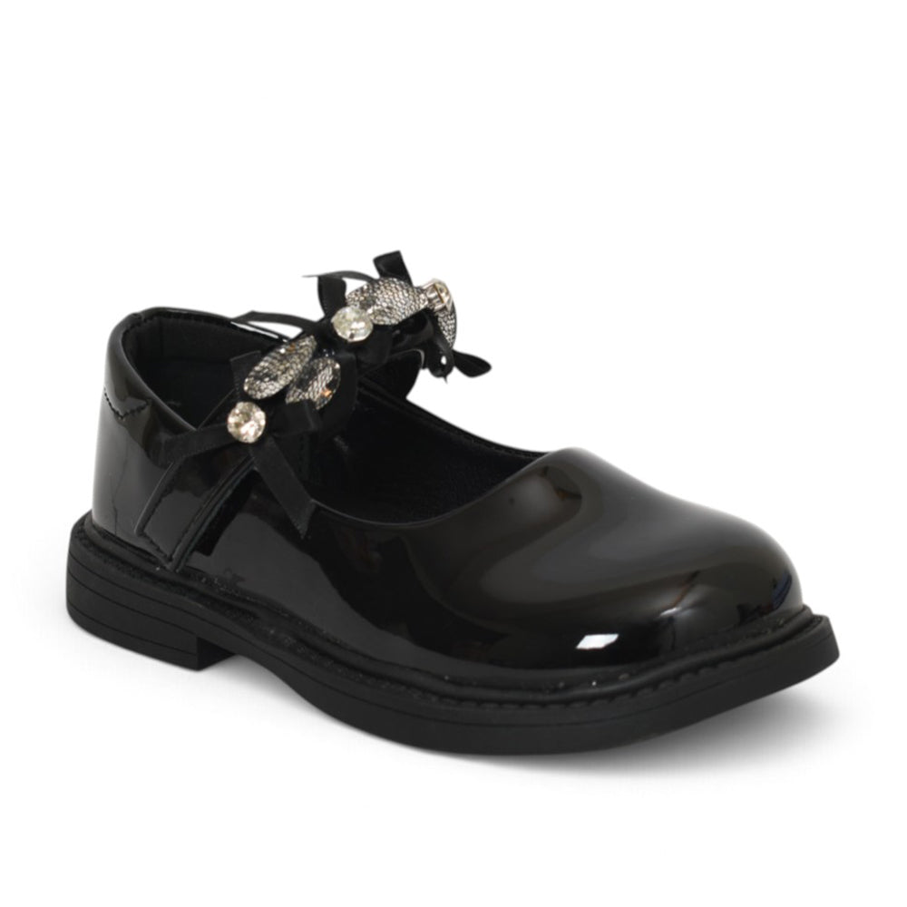 Black Kids Casual Pumps - KG90270