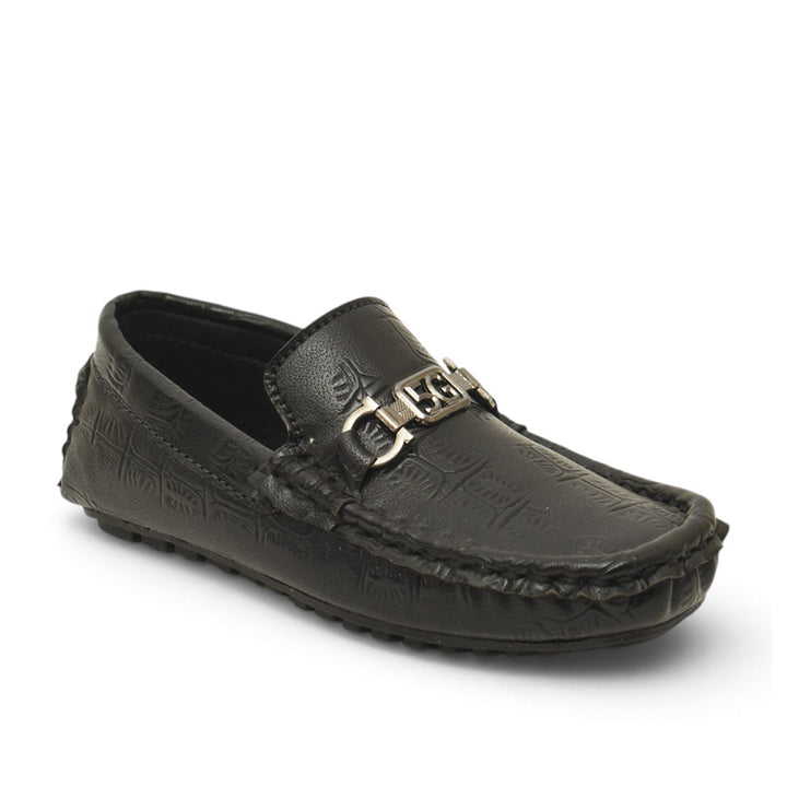 Black Kids Casual Moccassion - KB10613