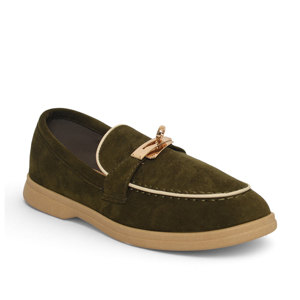 Green Casual Loafers - L095507