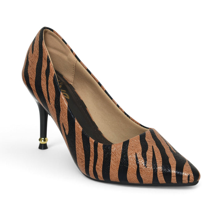 Tan Formal Court Shoes - L085819