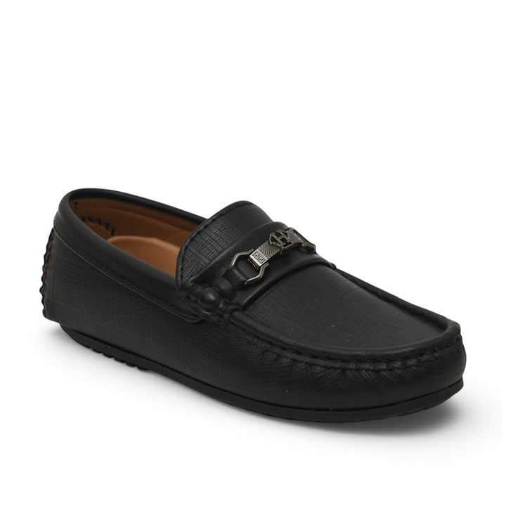 Black Kids Casual Moccassion - KB10608