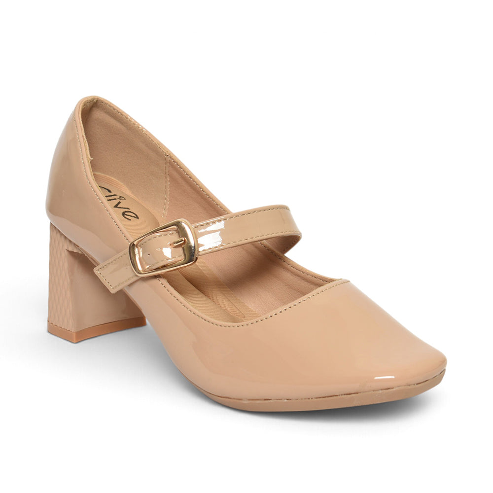 Beige Formal Court Shoes - L085844