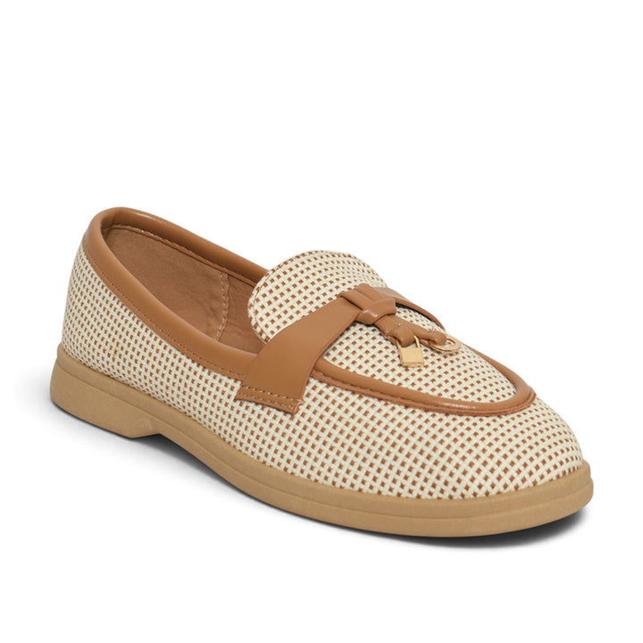 Beige Casual Loafers - L095506