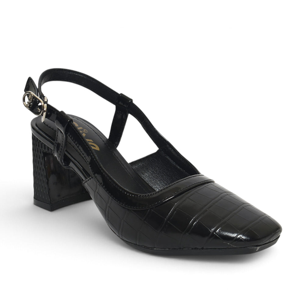 Black Formal Court Shoes - L085845