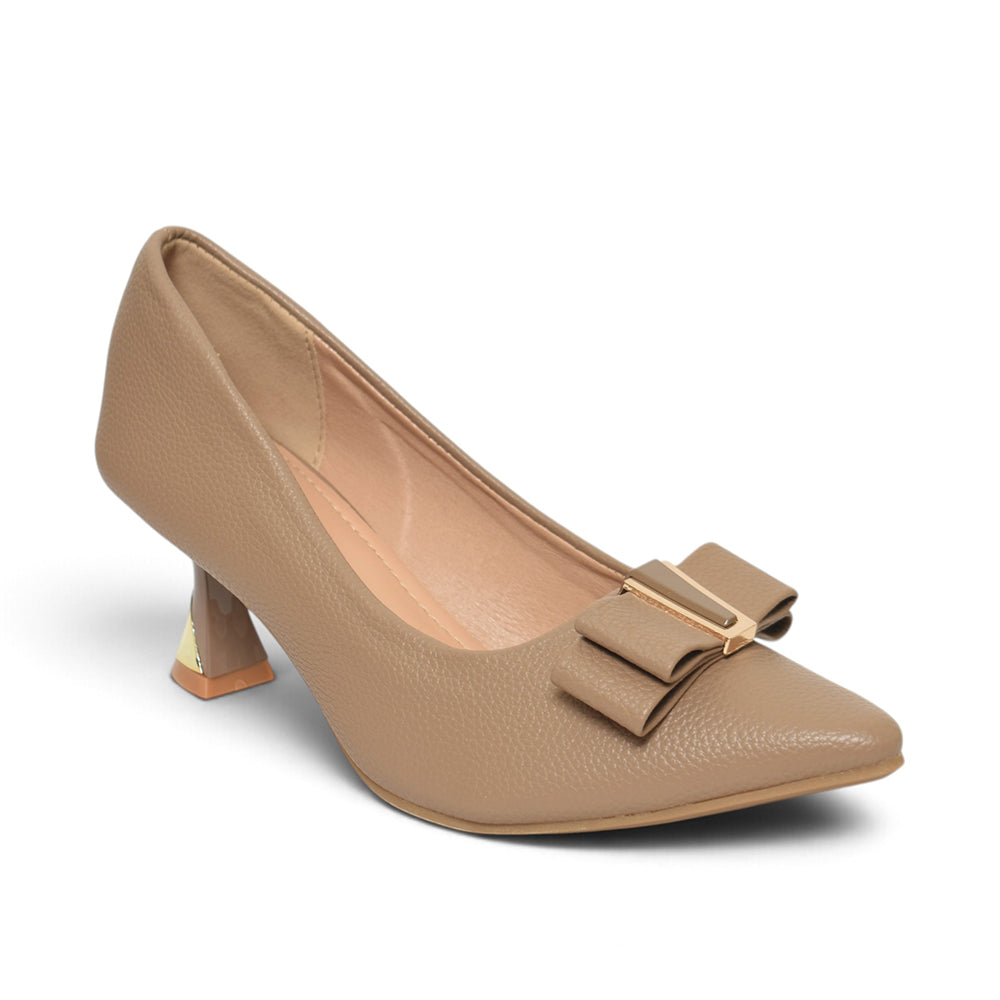 Beige Formal Court Shoes - L085858