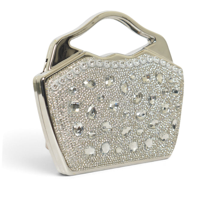 Silver Fancy Clutch - BC04209