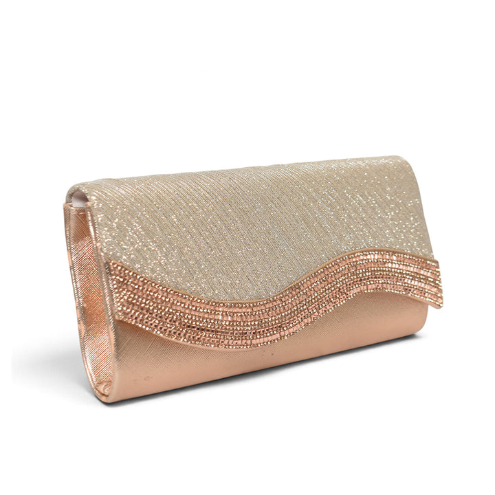 Champagne Fancy Clutch - BC04186