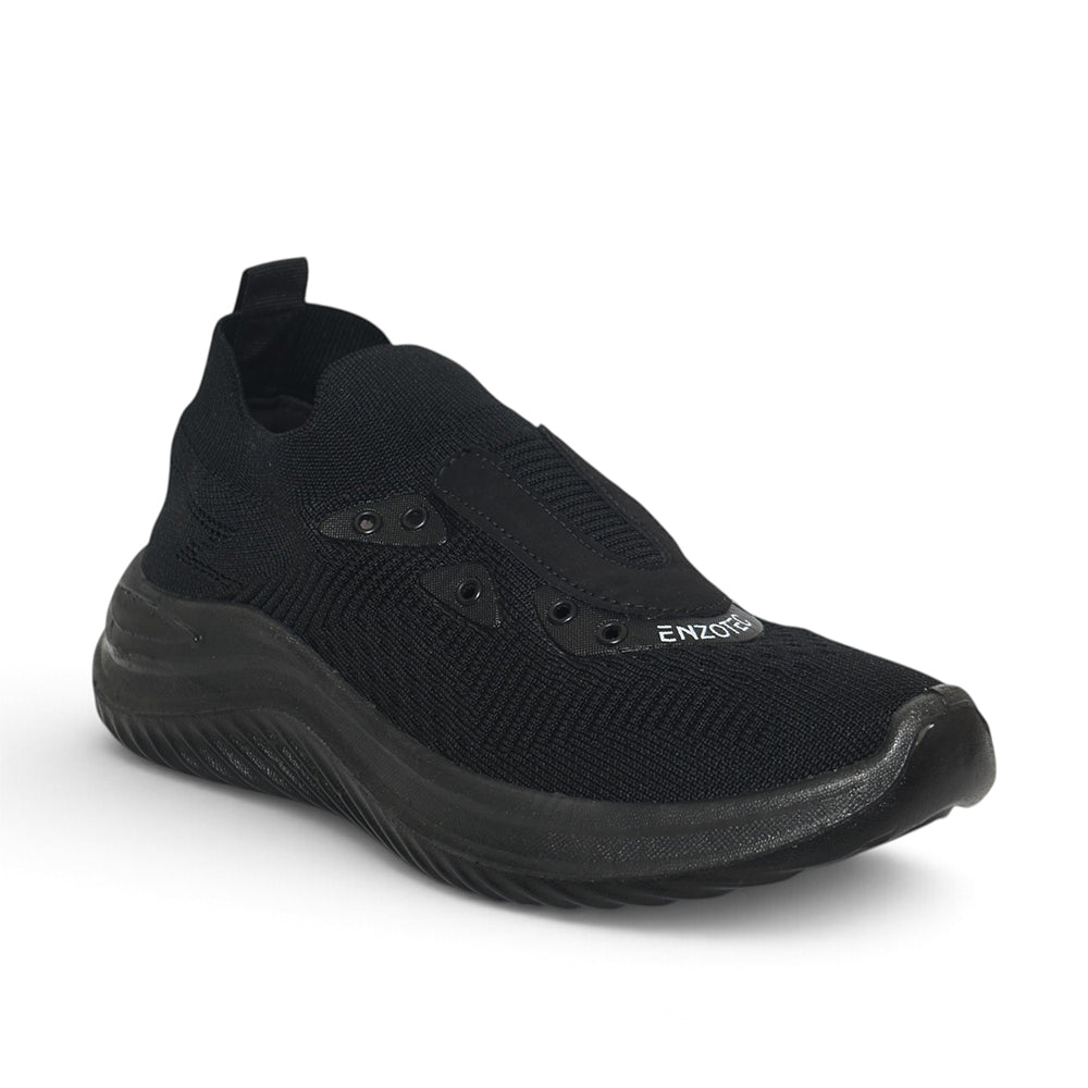 Black Ladies Casual Sneaker - l098484