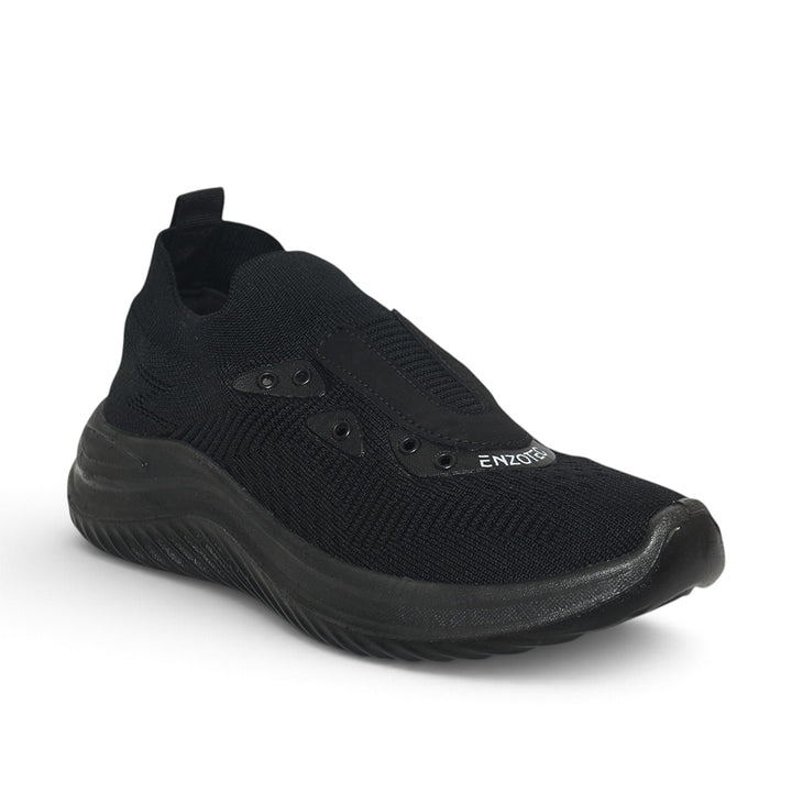 Black Ladies Casual Sneaker - l098484