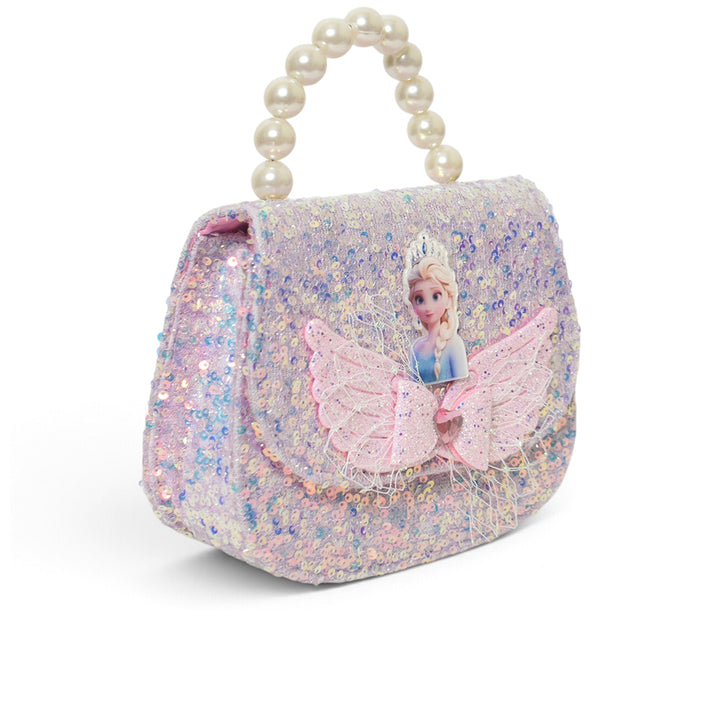 Silver Casual Kids Bag - BKB1199