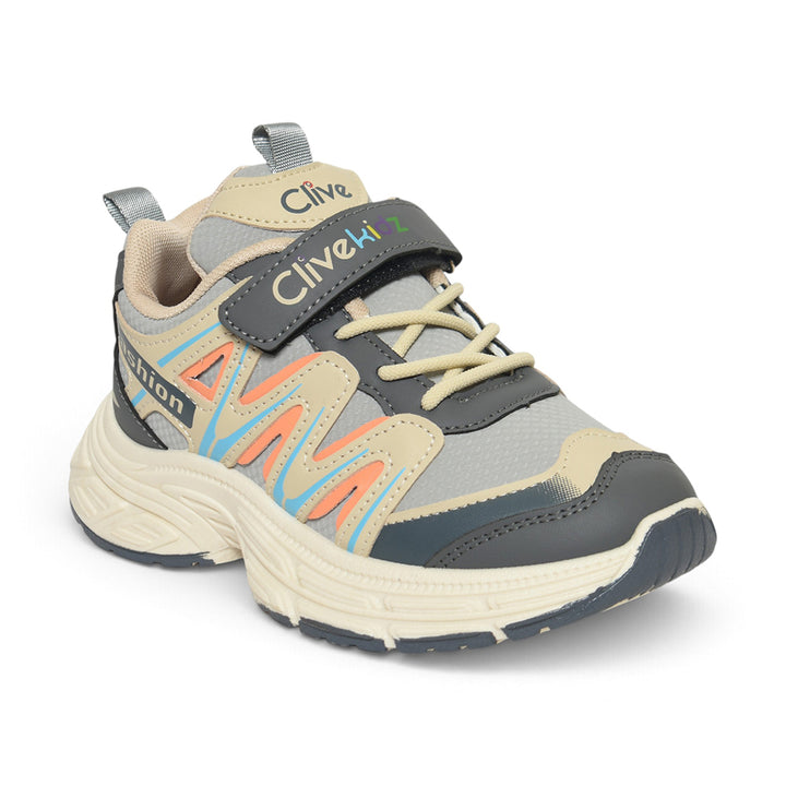 Grey Kids Sports Joger - KG98258
