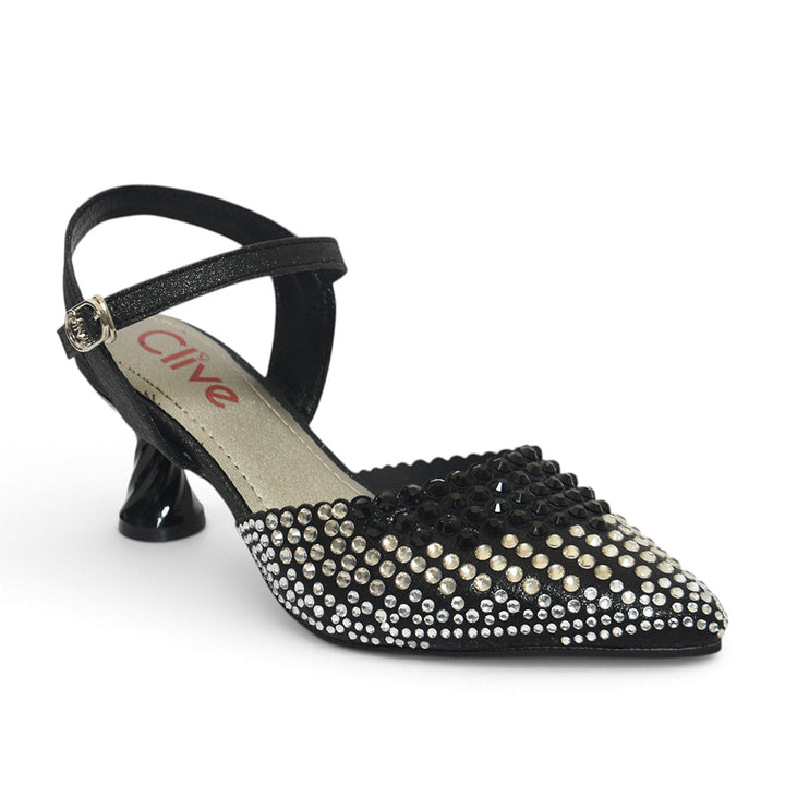 Black Bridal Court Shoes - L087284