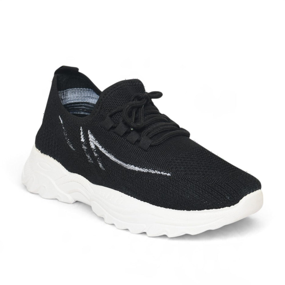 Black Ladies Casual Sneaker - l098482
