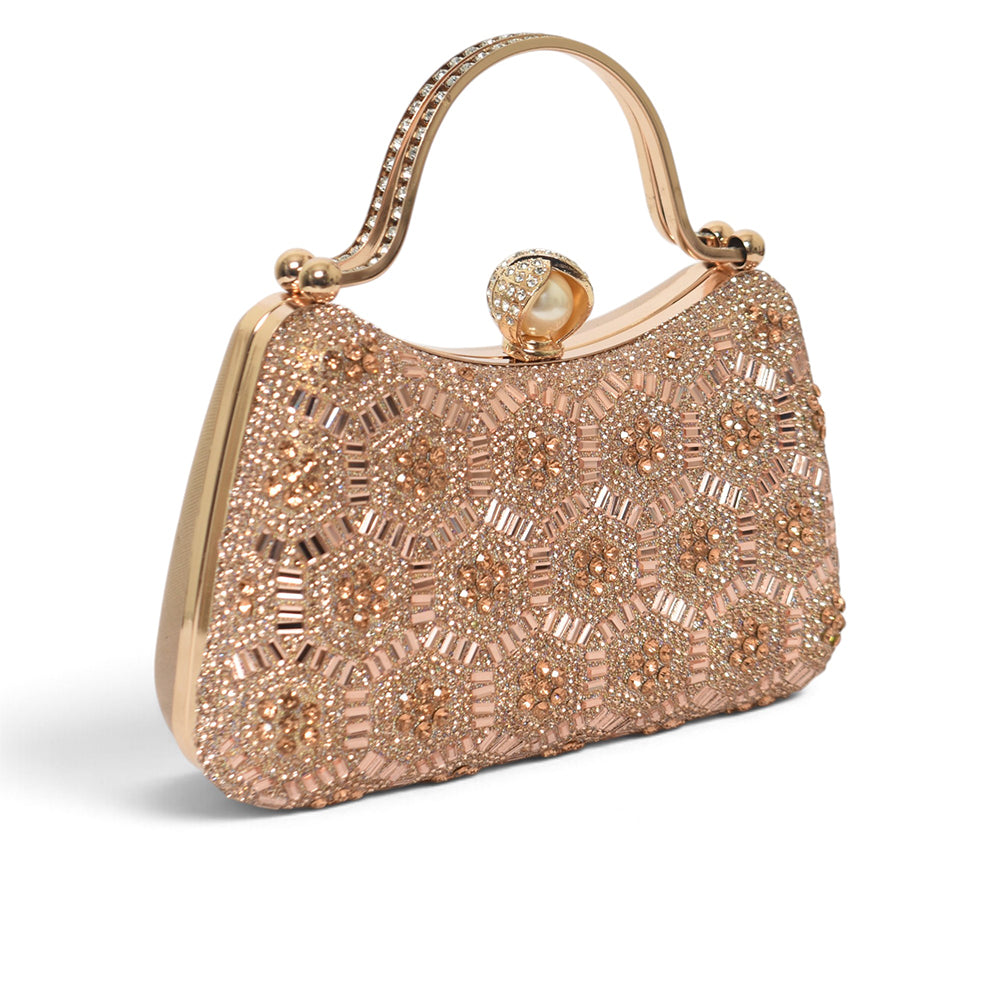 Champagne Fancy Clutch - BC04332