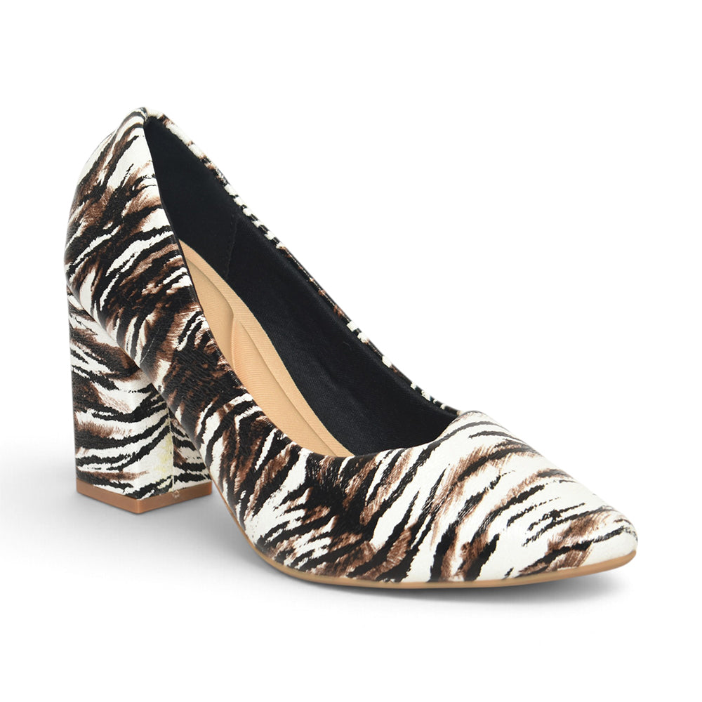 White Formal Court Shoes - L085817