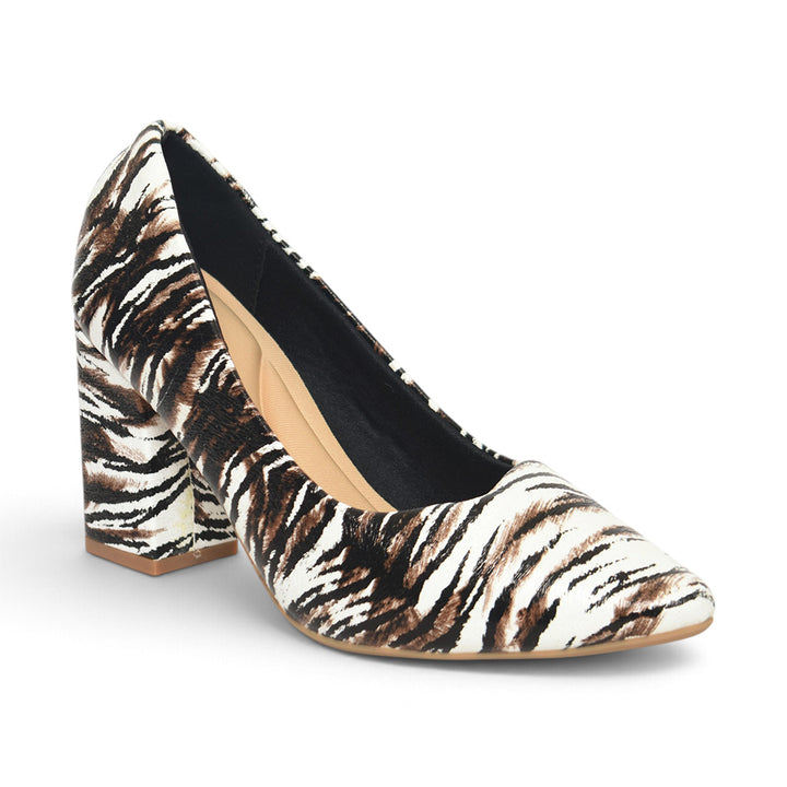 White Formal Court Shoes - L085817