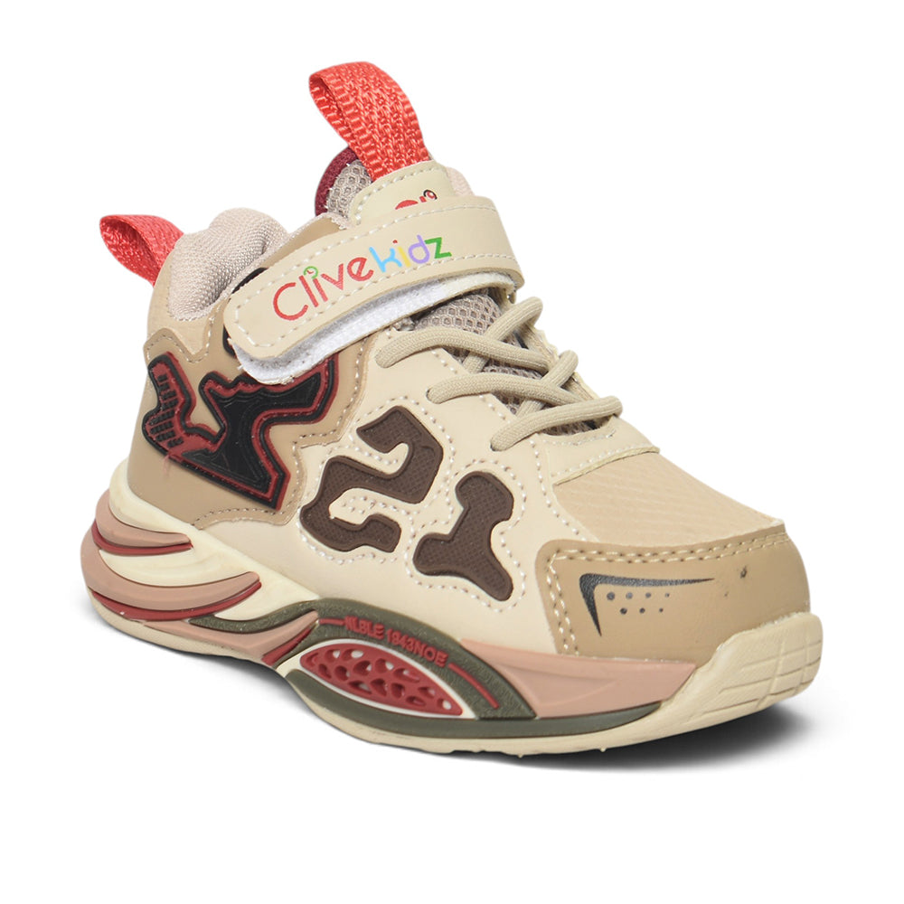 Beige Kids Sports Joger - KB95272