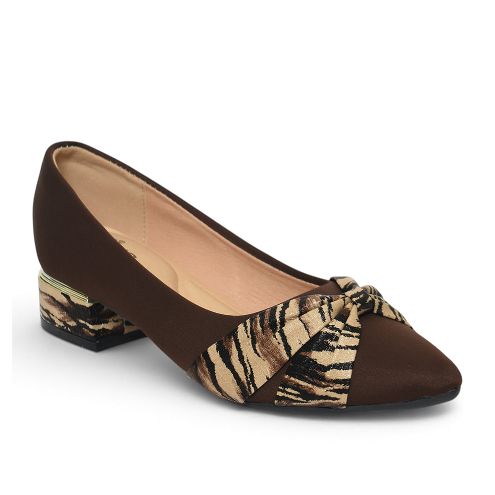 Coffee Formal Court Shoes - L085847