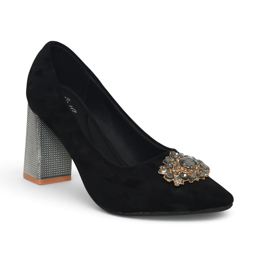 Black Formal Court Shoes - L085842