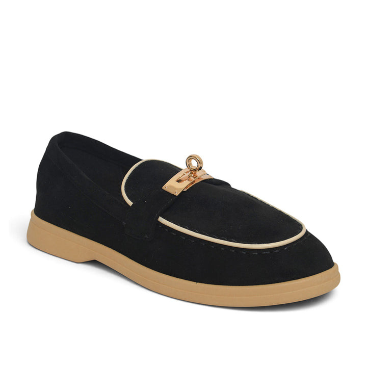 Black Casual Loafers - L095507
