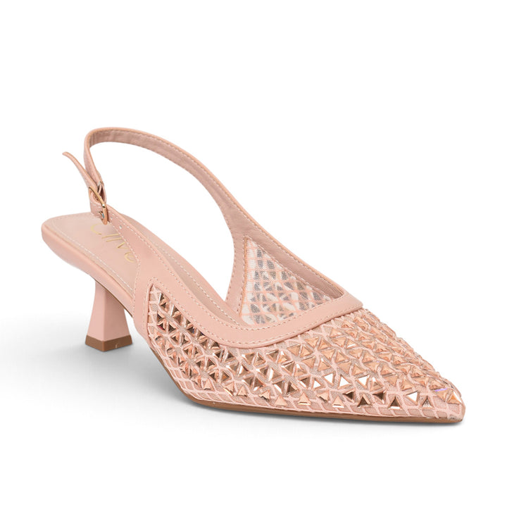 Pink Bridal Court Shoes - l087249