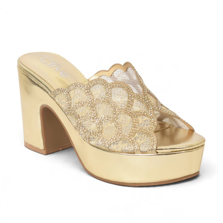 Bridal Slipper Heels