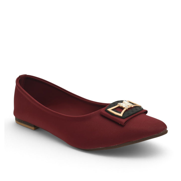 Maroon Casual Flat Slipper - LXR0059