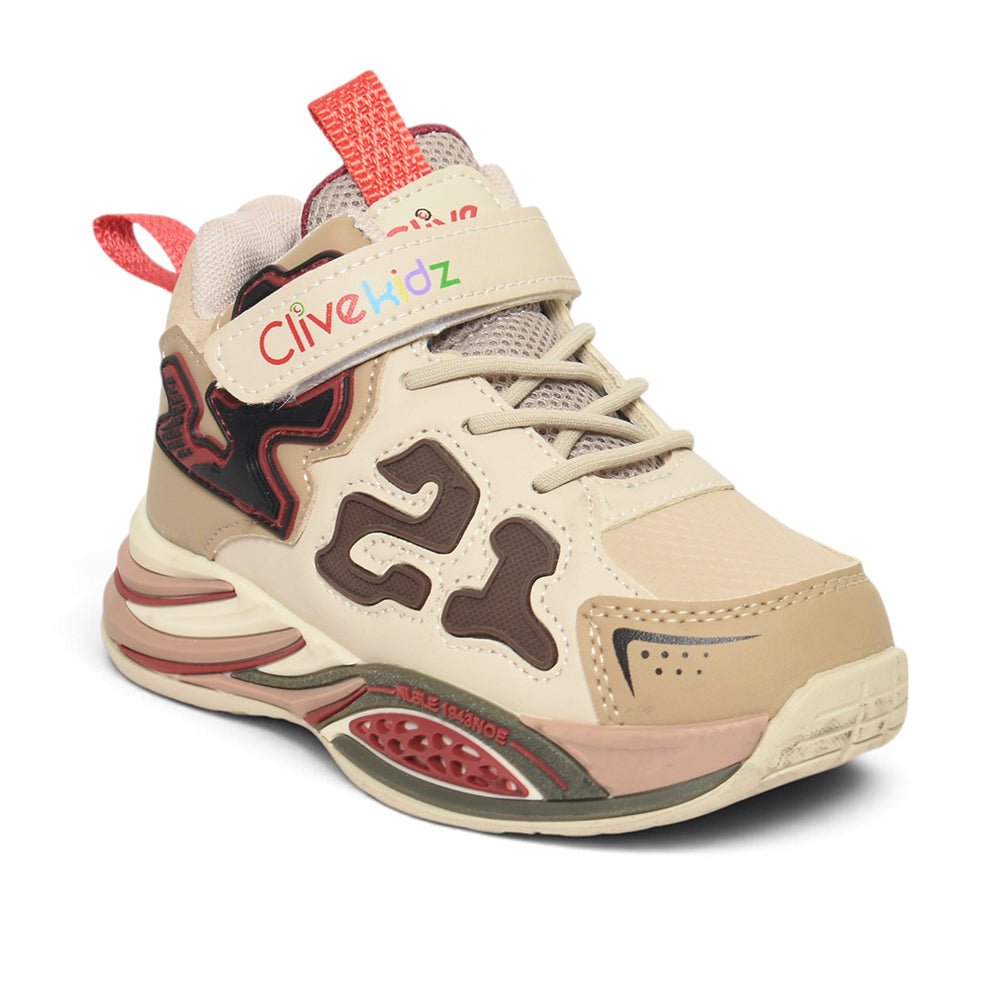 Beige Kids Sports Joger - KB95273