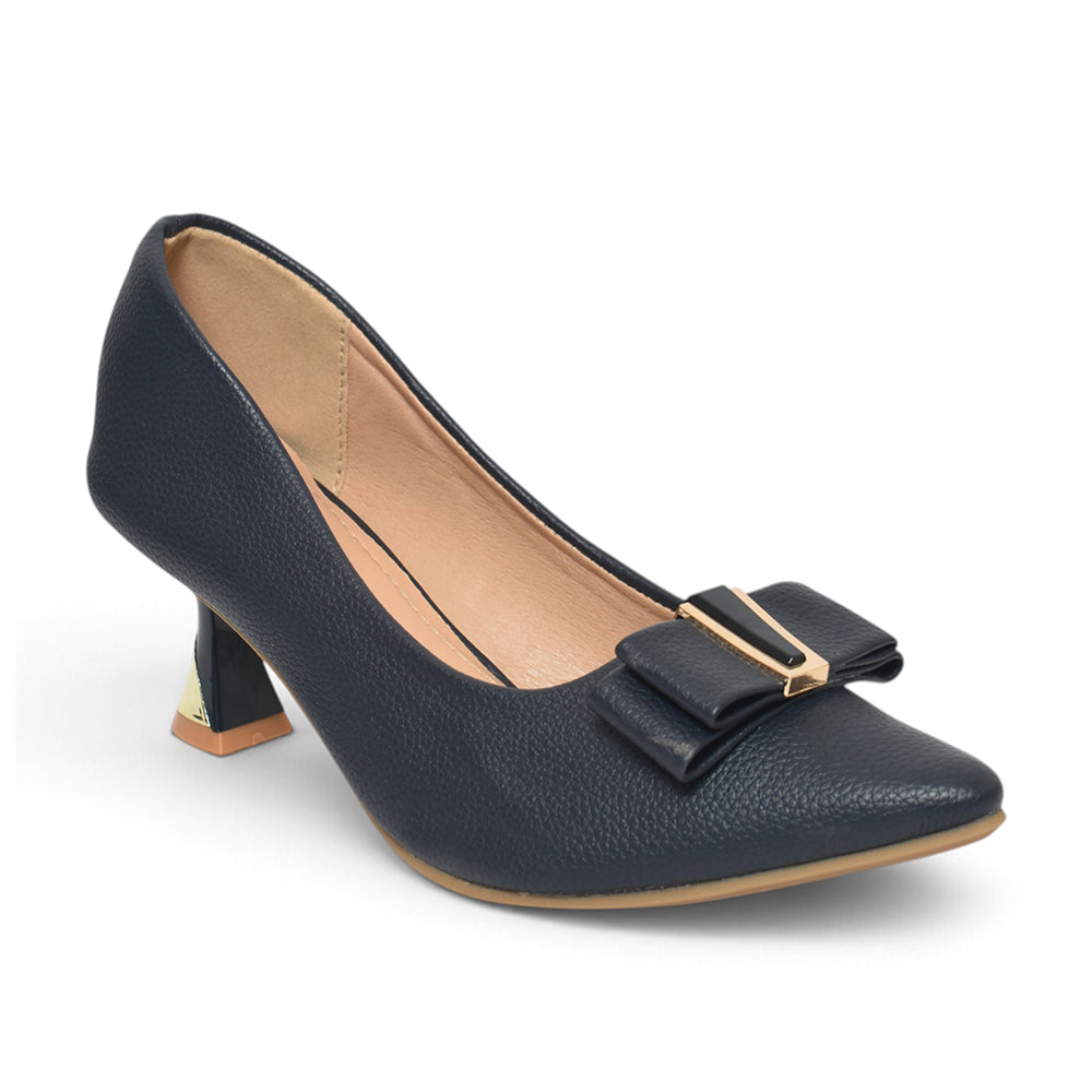 Navy Formal Court Shoes - L085858
