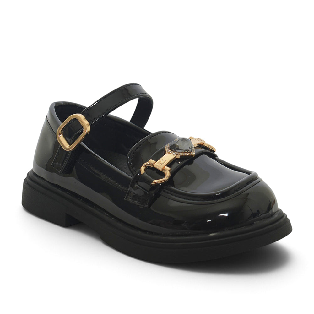 Black Kids Casual Pumps - KG90276