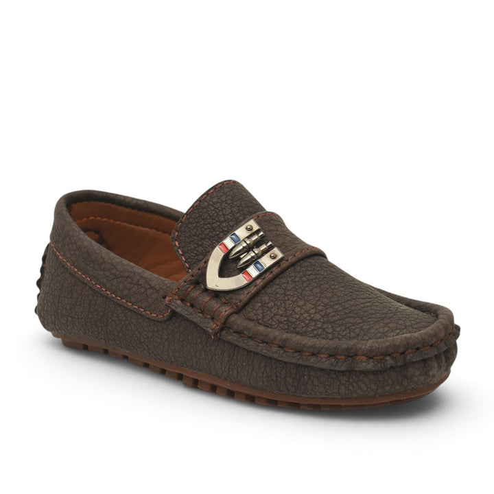 Brown Kids Casual Moccassion - KB10612