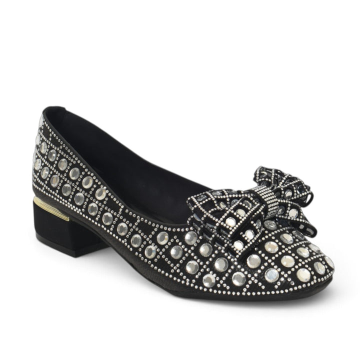Black Bridal Court Shoes - l087266