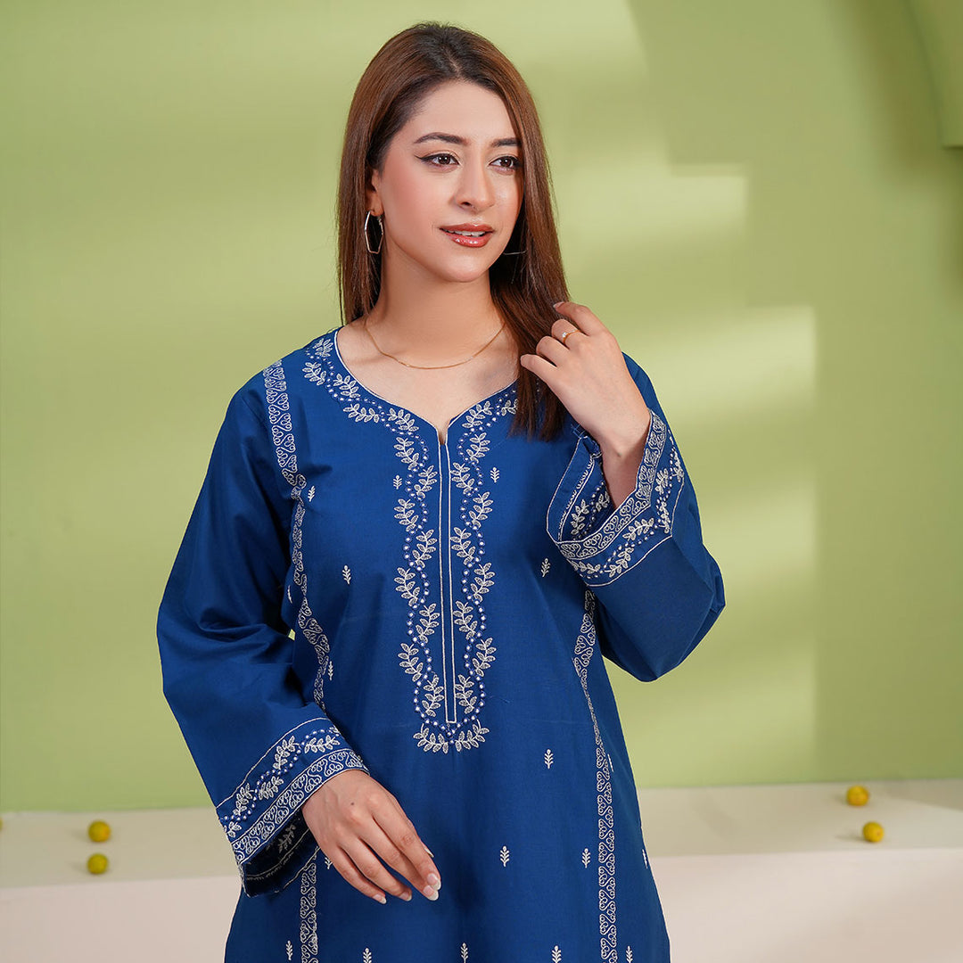 2-PC Young's Embroidered Cambric