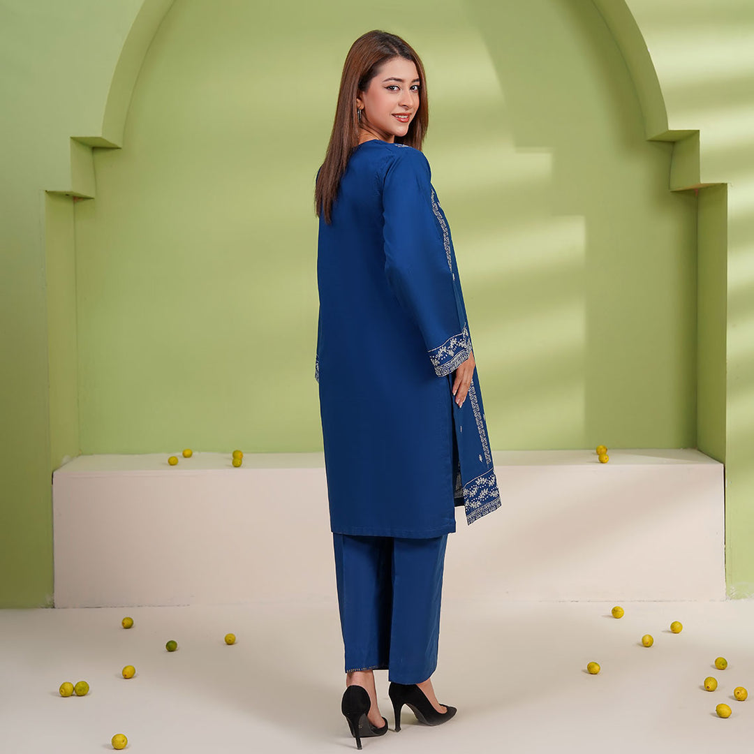 2-PC Young's Embroidered Cambric